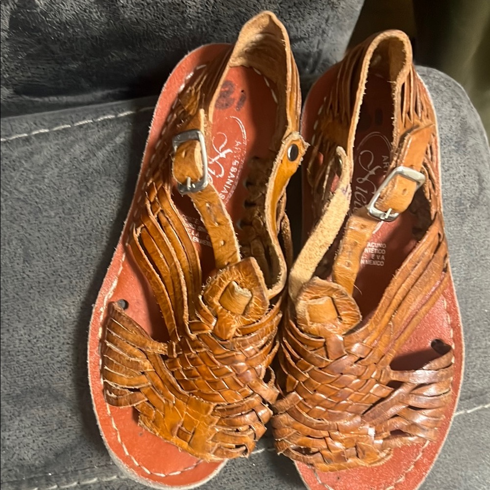 Brown Leather Sandals